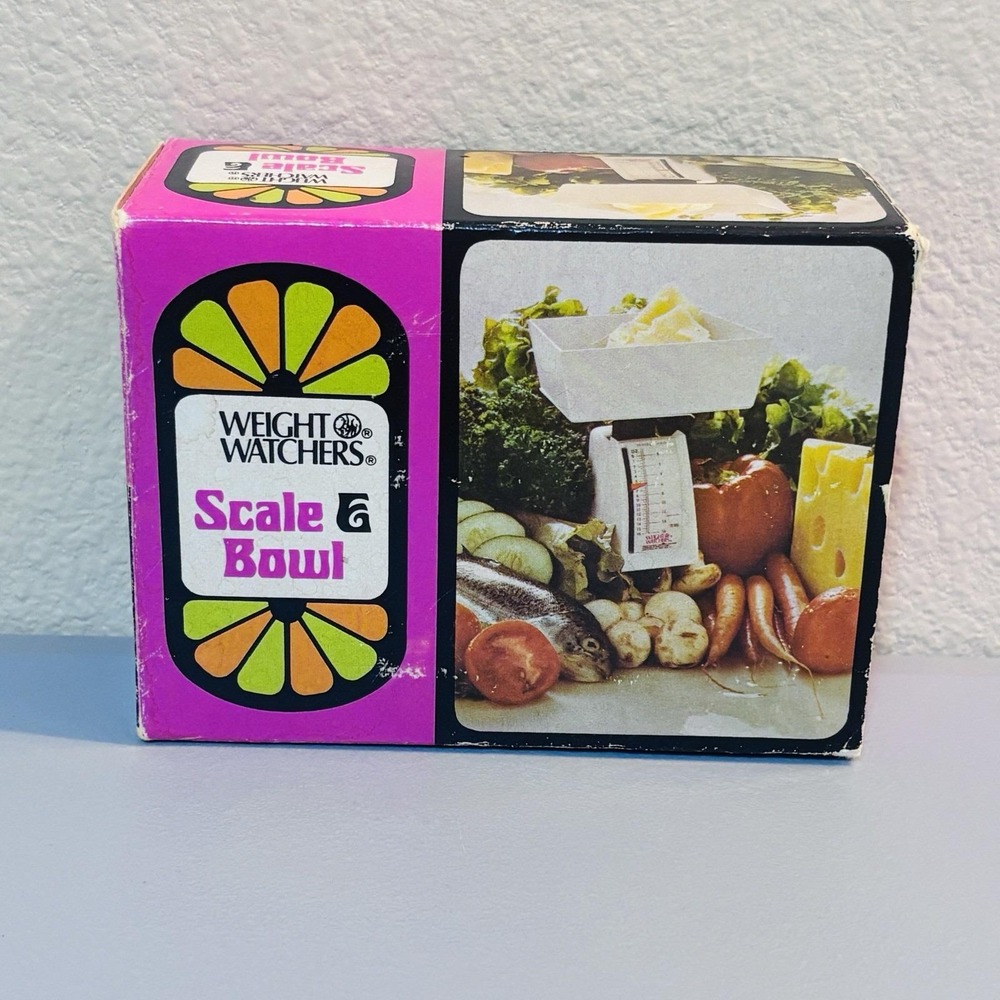 Weight Watchers 1973 Scale And Bowl New In Box Works Great